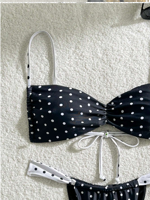 bikini-pois-nero-e-bianco-con-bratelline-taglia-xs