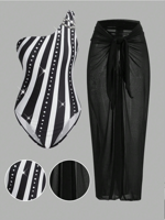 luxury-mod-twiga-black-white-intero-con-pareo-fibbia-gioiello-taglia-s