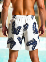 uomo-pantaloncino-white-blu-plume-taglia-l