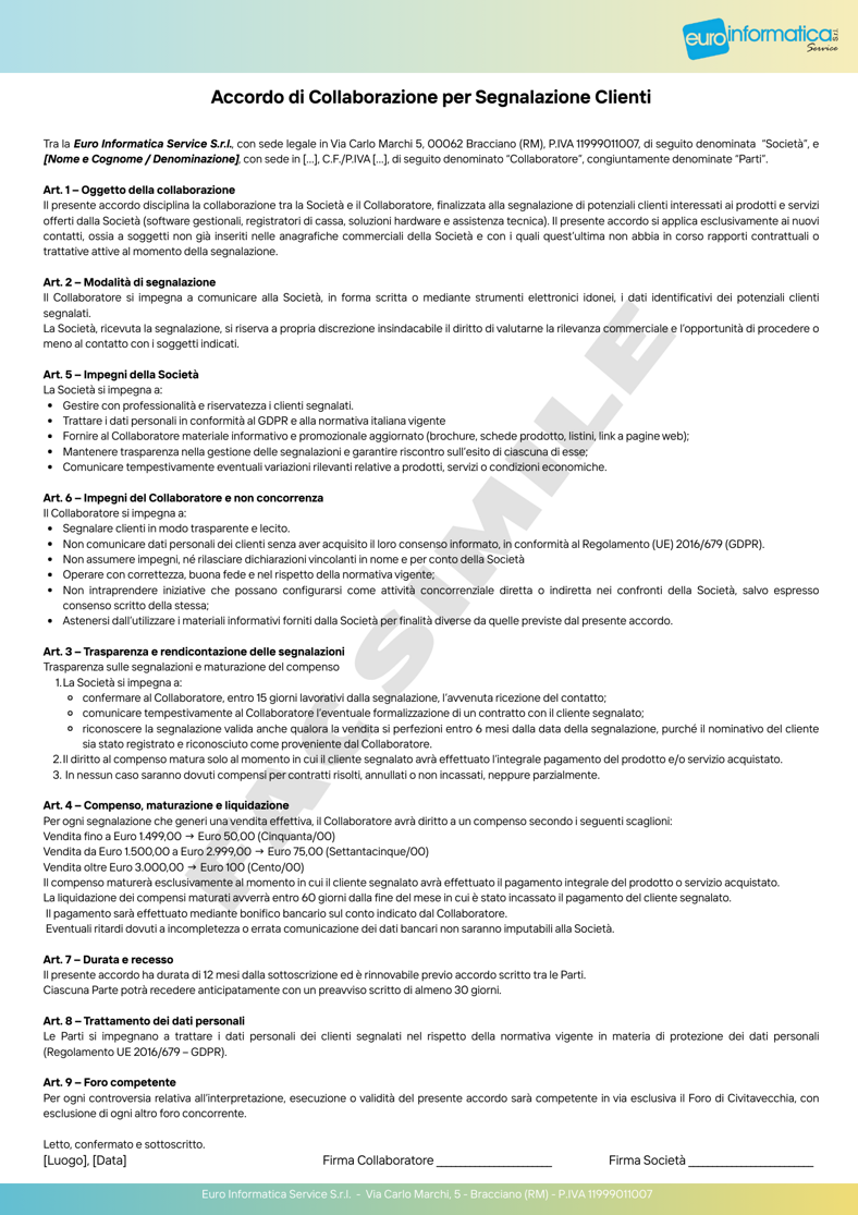 accordo collaborazione