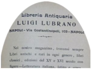 Luigi Lubrano: gli inizi, le esperienze, le vicissitudini - “Memorie di un Libraio”, una sintesi.