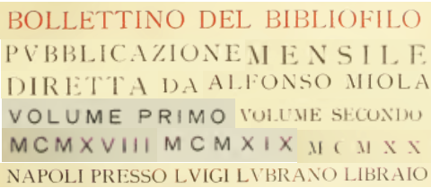 Indice degli “Spunti” suggeriti dal “Bollettino del Bibliofilo” Un percorso di approfondimento tra estratti e nuovi contributi