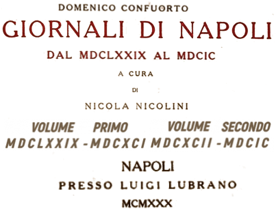 DOMENICO CONFUORTO: “GIORNALI DI NAPOLI”. L’ACCADEMIA DEGLI INVESTIGANTI. DOMENICO CONFUORTO: “GIORNALI DI NAPOLI”. L’ACCADEMIA DEGLI INVESTIGANTI.