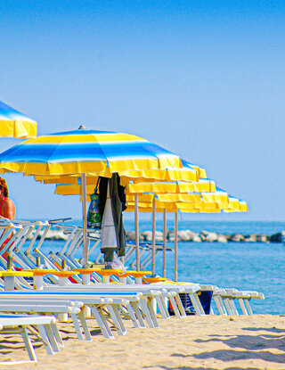 La spiaggia di Igea Marina