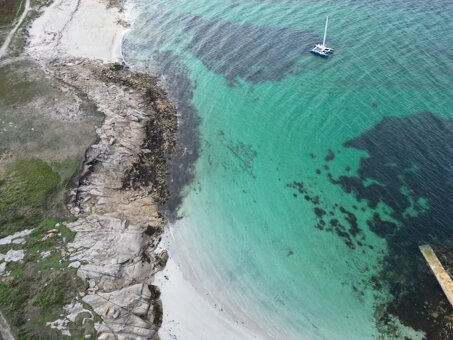 Restabern dans le lagon de PENFRET