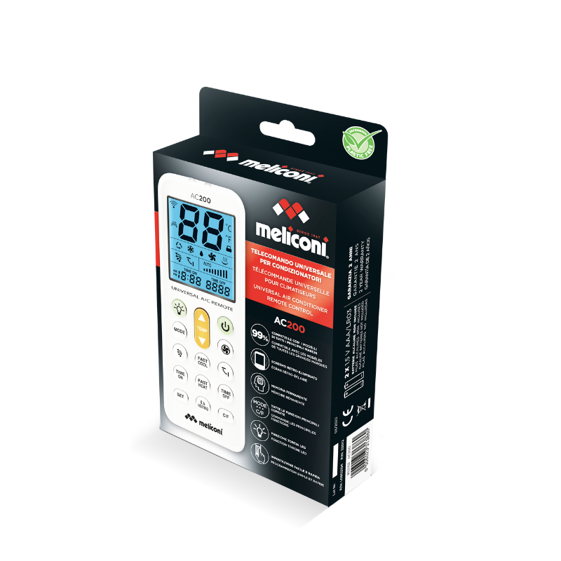Come programmare un telecomando universale Meliconi per condizionatori