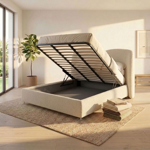 letto-matrimoniale-contenitore-boucle-cozy-wingback-con-rete-ortopedica