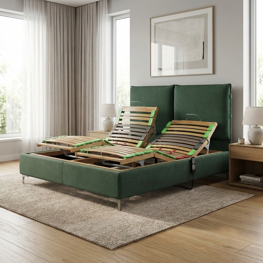 letto motorizzato green