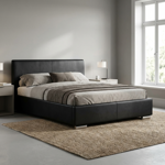 letto-contenitore-matrimoniale-similpelle-nero-designe-minimal-rete-ortopedica