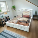 letto-motorizzato-similpelle-bianco-matrimoniale-con-materassi-memory-25-cm-guanciali-memory
