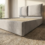 letto-londra-matrimoniale-tessuto-alkantara-grigio-con-maxy-cuscini