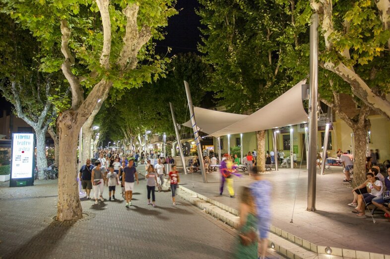 L'isola dei Platani a Bellaria