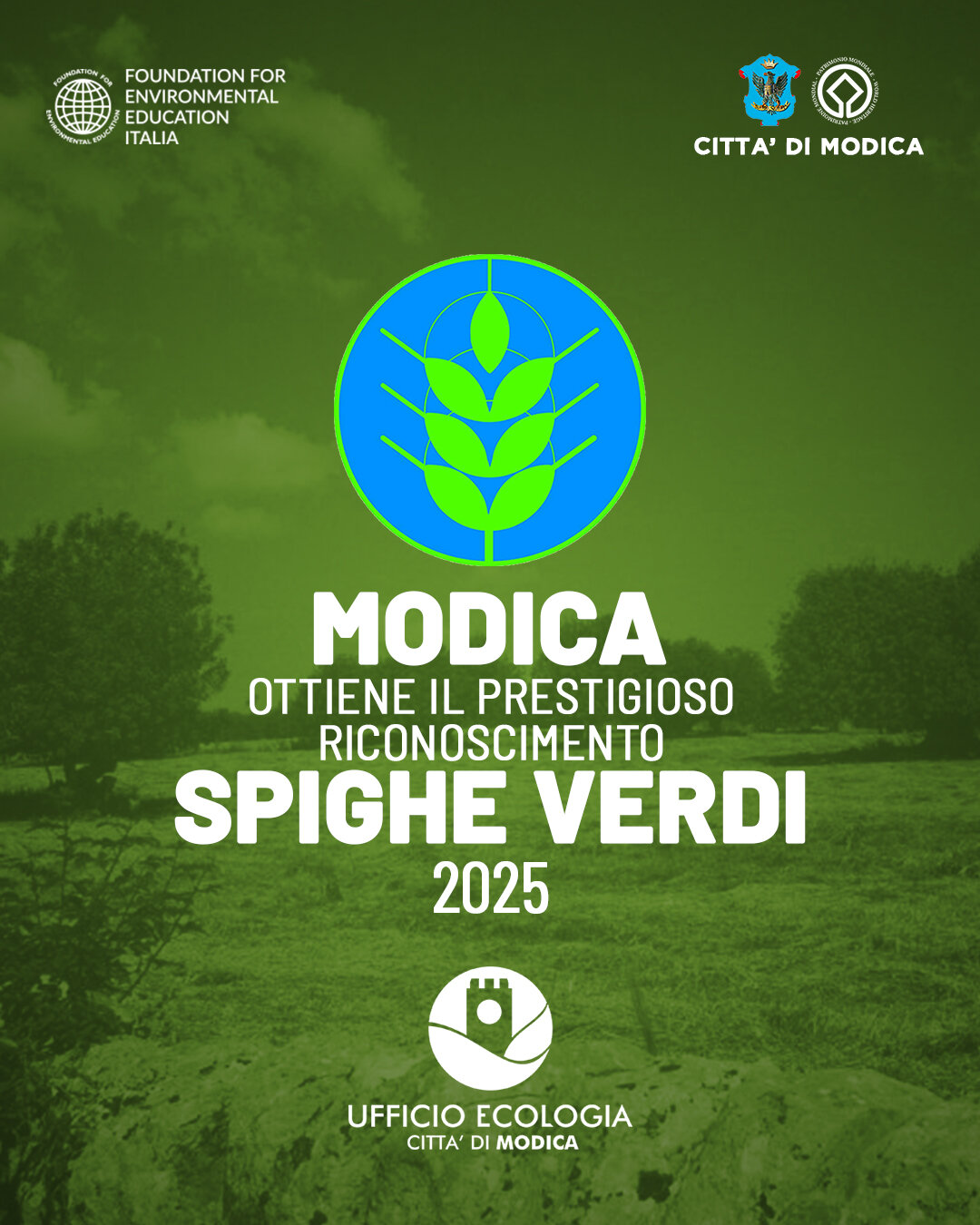 Per la prima volta Modica ottiene la Spiga Verde!