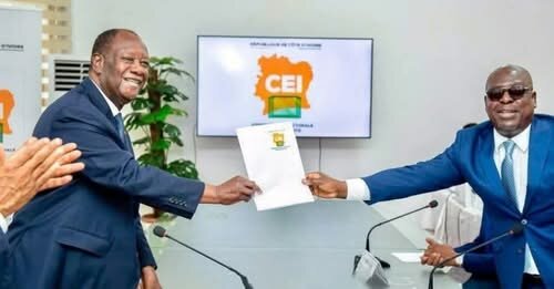 Alassane Ouattara, âgé de 83 ans , a officiellement déposé sa candidature Alassane Ouattara, âgé de 83 ans , a officiellement déposé sa candidature