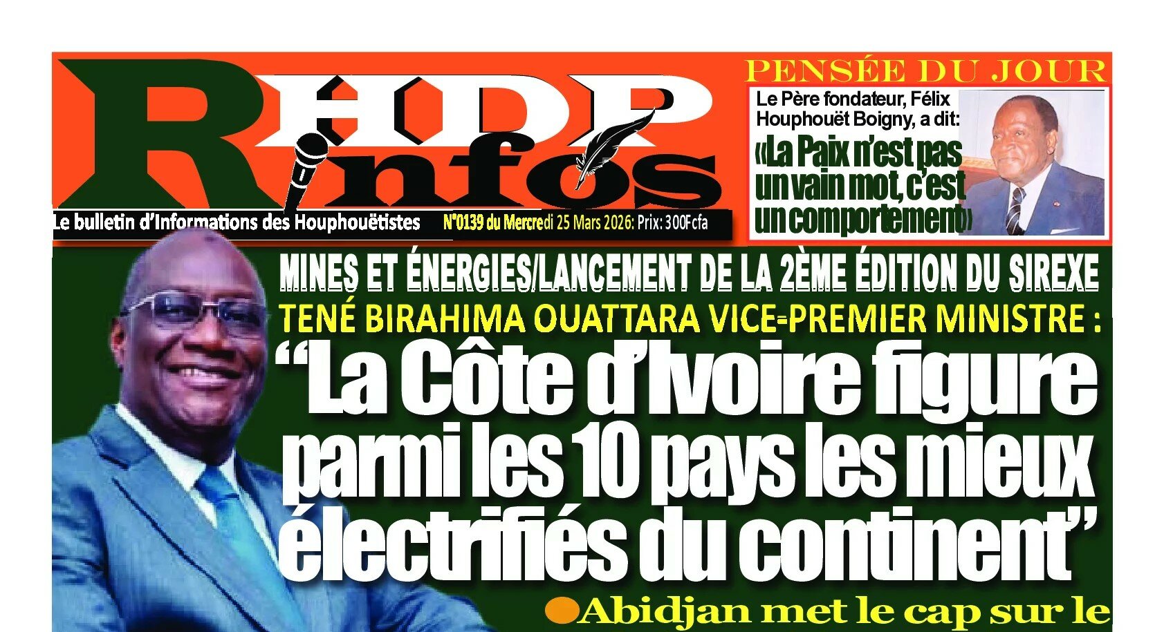 Mensonge &Eacute;LECTRICIT&Eacute; : D&eacute;pass&eacute;e par le Ghana et le Gabon, la C&ocirc;te d&rsquo;Ivoire au 11&egrave;me rang des pays les plus &eacute;lectrifi&eacute;s en Afrique !