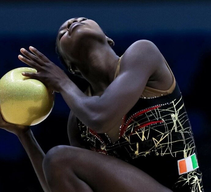 Ana&iuml;s Ossonon, premi&egrave;re Ivoirienne aux Mondiaux de Gymnastique Rythmique