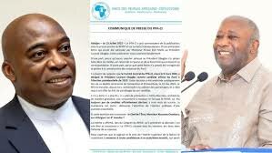 Pr&eacute;sidentielle 2025 : Le PPA-CI d&eacute;ment une pr&eacute;tendue lettre de Ahoua Don Mello &agrave; Laurent Gbagbo (Communiqu&eacute;)