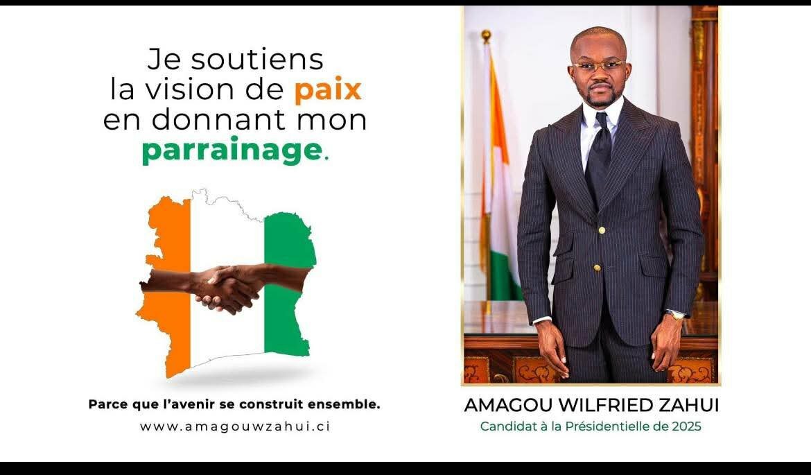 Pr&eacute;sidentielle 2025: Le pasteur Wilfried Zahoui, annonce sa candidature