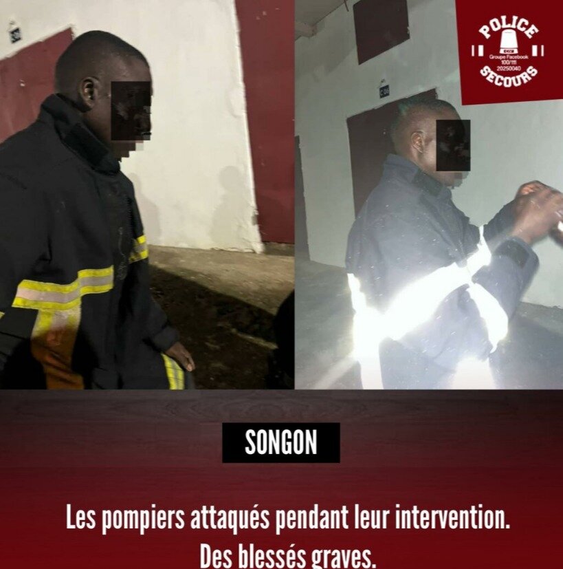 SONGON EN FLAMMES : ILS CAILLASSENT LEURS SAUVEURS ET REGARDENT LA VILLE BRÛLER !