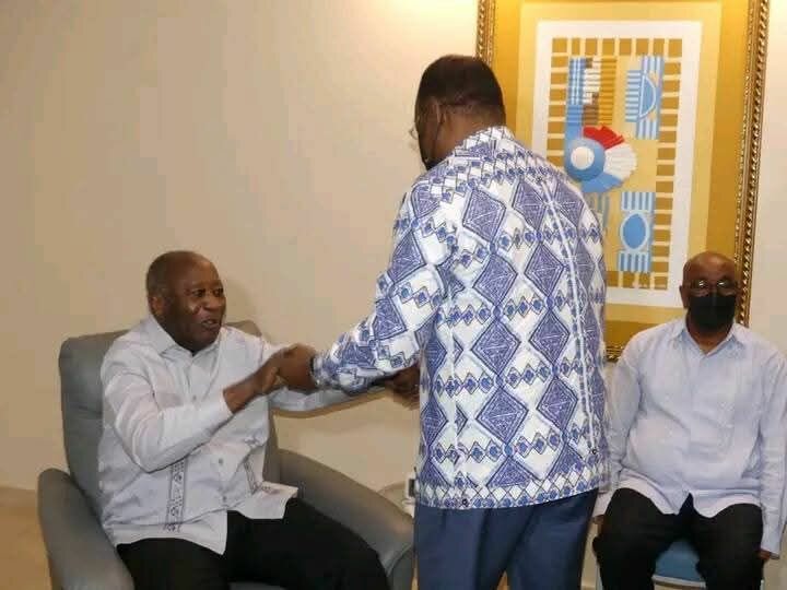 LE PRESIDENT GBAGBO A RE&Ccedil;U LE PDCI-RDA ,LE FPI ET LE GPS