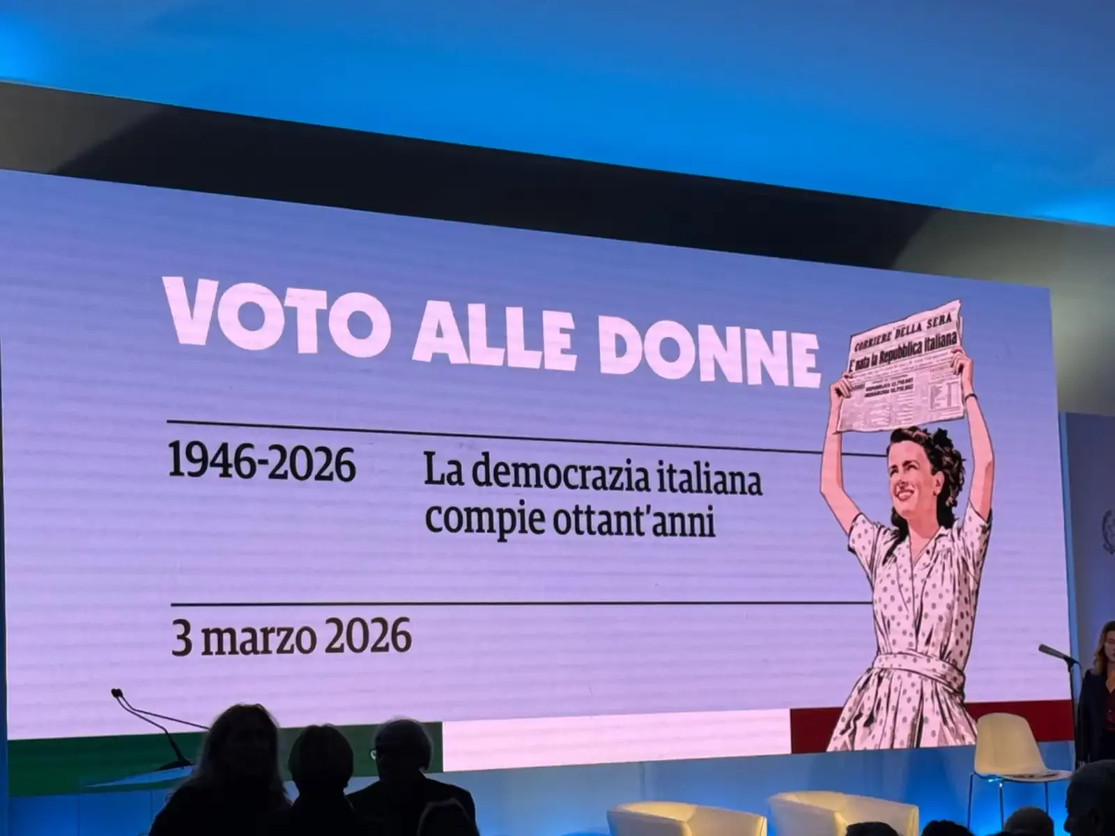 🗳️ Ottant&rsquo;anni di voto alle donne: la sindaca di Campobasso Marialuisa Forte a Roma con la Premier Meloni