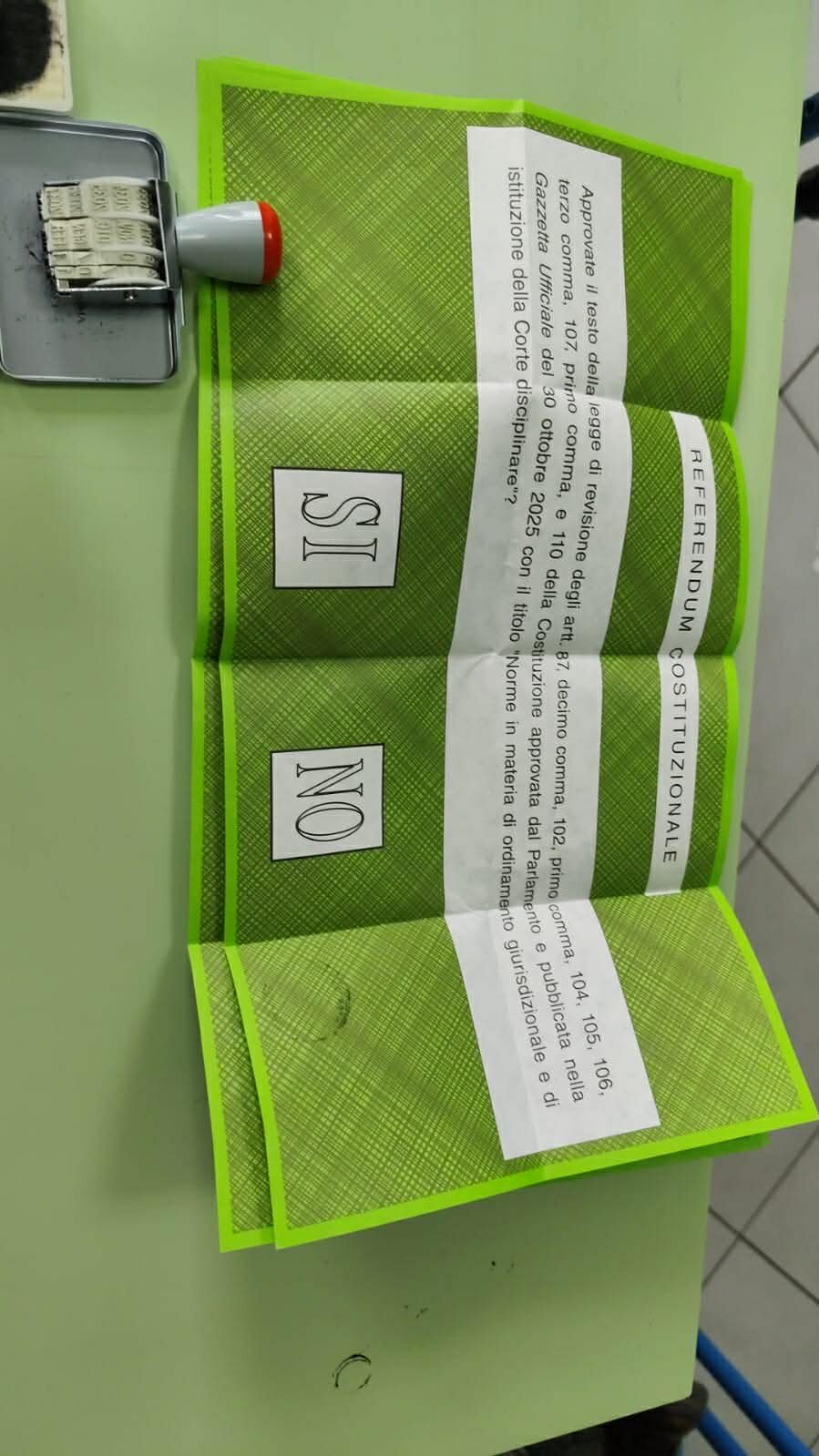 🗳️ Referendum Costituzionale: Molise al voto, affluenza al 39,78% a fine giornata