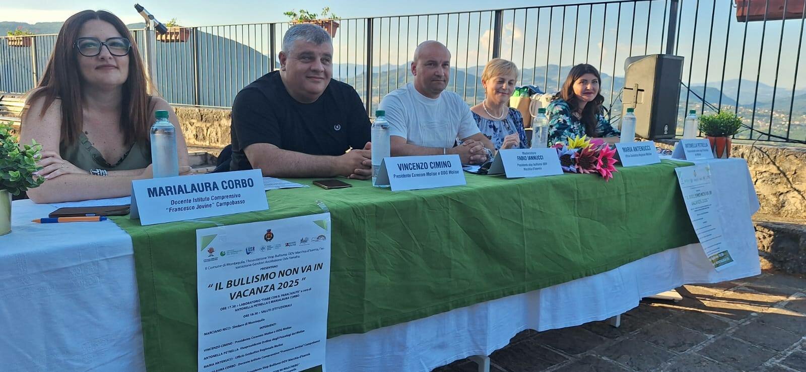 Il Bullismo non va in Vacanza parte da Montaquila: un successo di sensibilizzazione giunto al suo terzo anno