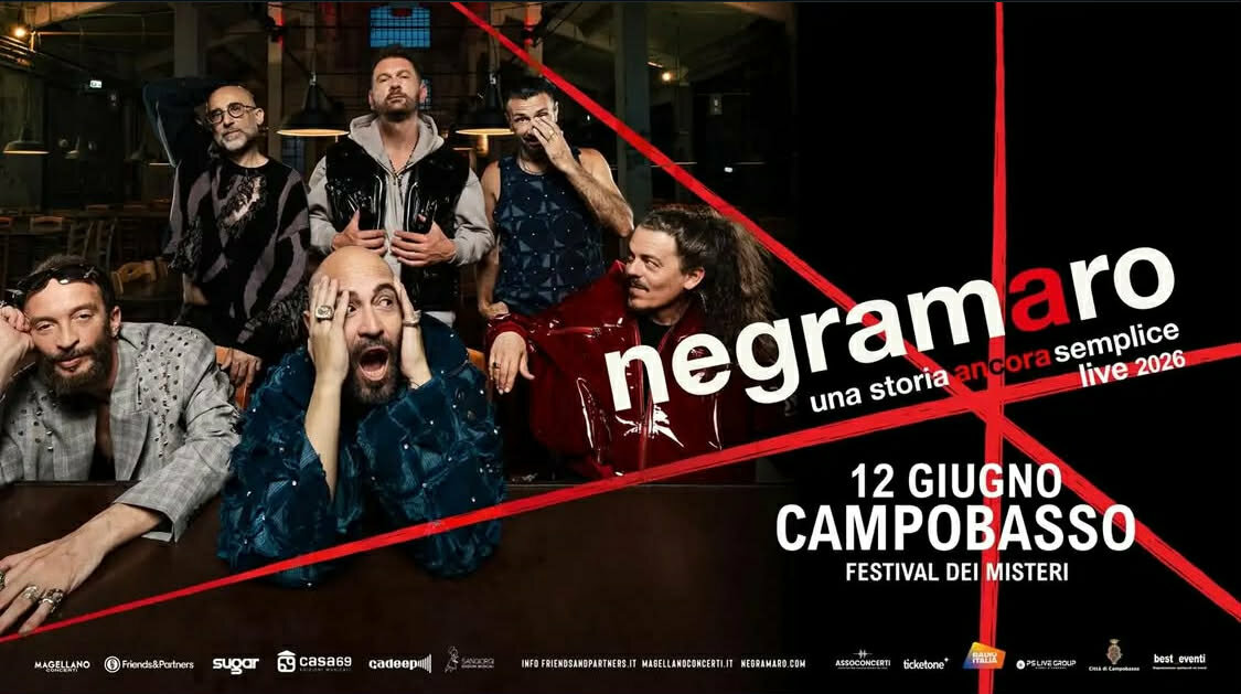 🎸 I Negramaro a Campobasso: Selva Piana si accende per il Corpus Domini 2026