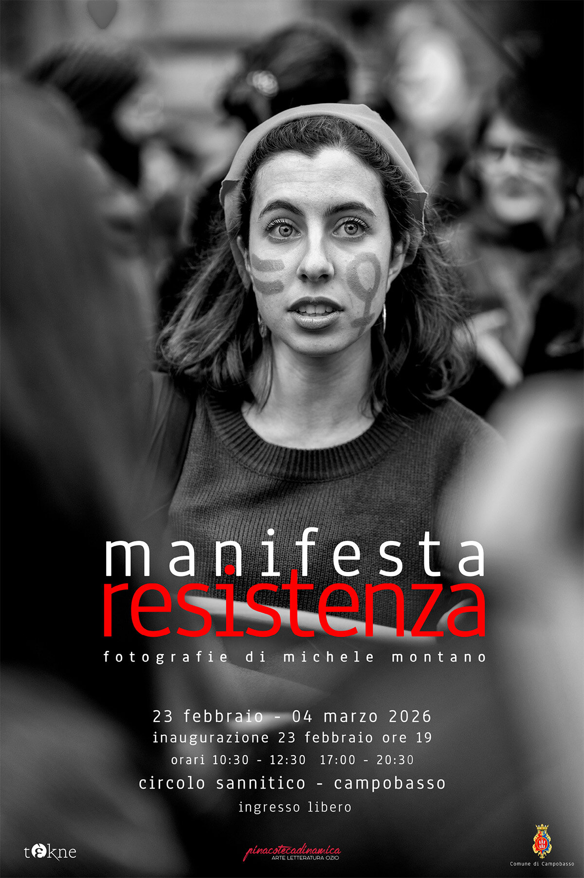 'Manifesta Resistenza': la parola si fa scudo. A Campobasso la fotografia di Michele Montano contro la violenza di genere