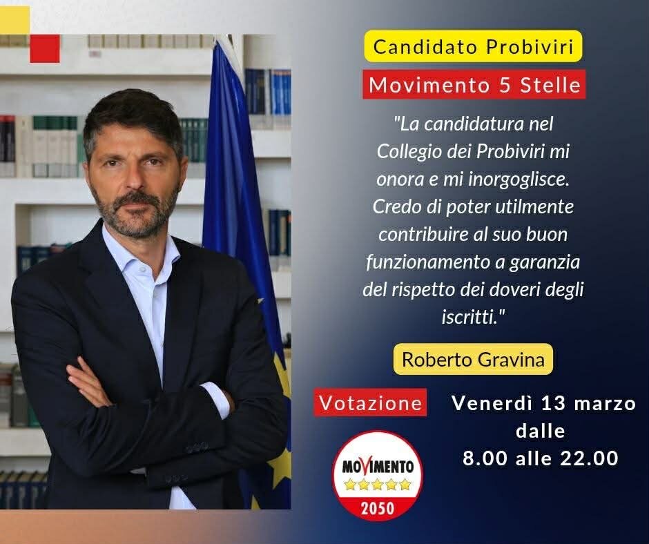 🗳️ Movimento 5 Stelle, corsa al Collegio dei Probiviri: in lizza anche il coordinatore Enti Locali