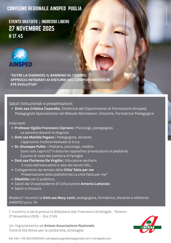 convegno regionale puglia - ainsped 2025