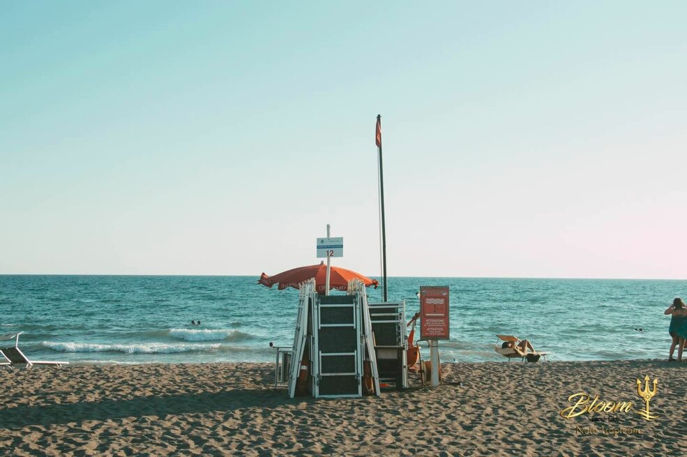 beach bar a Montalto Marina
