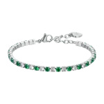 bracciale-tennis-donna-luca-barra-acciaio-cristalli-verdi-e-bianchi-3mm-bk2633