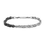 bracciale-unisex-marlu-catena-bizantina-bicolore-30br0025