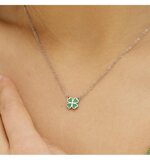 collana-donna-sagapo-click-acciaio-quadrifoglio-smalto-verde-sck252