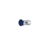 monorecchino-donna-luca-barra-acciaio-cristallo-blu-5mm-ok1157