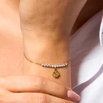 bracciale-donna-luca-barra-acciaio-ip-gold-quadrifoglio-e-zirconi-bk2921