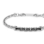bracciale-unisex-marlu-catena-sonaglio-piatta-e-ceramica-nera-30br0039