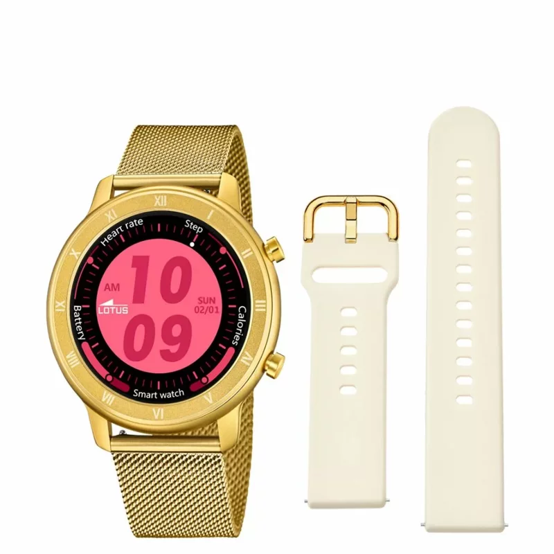 smartwatch-donna-lotus-500381-oro-rosa-quadrante-rosa-elegante-design-slim
