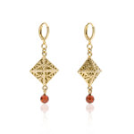 orecchini-unoaerre-gipsy-pendenti-con-zirconia-rossa-2327