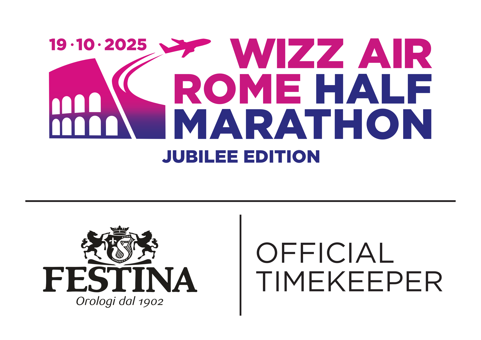 Festina cronometra ufficiale della Wizz Air Rome Half Marathon 2025