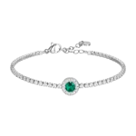 bracciale-tennis-donna-luca-barra-acciaio-elemento-zirconi-verdi-bk2931