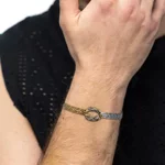 bracciale-unisex-marlu-nodo-centrale-bicolore-catena-snake-25br0005gs