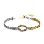 bracciale-unisex-marlu-nodo-centrale-bicolore-catena-snake-25br0005gs