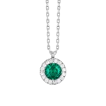 collana-donna-luca-barra-acciaio-elemento-zirconi-verdi-e-bianchi-ck2227