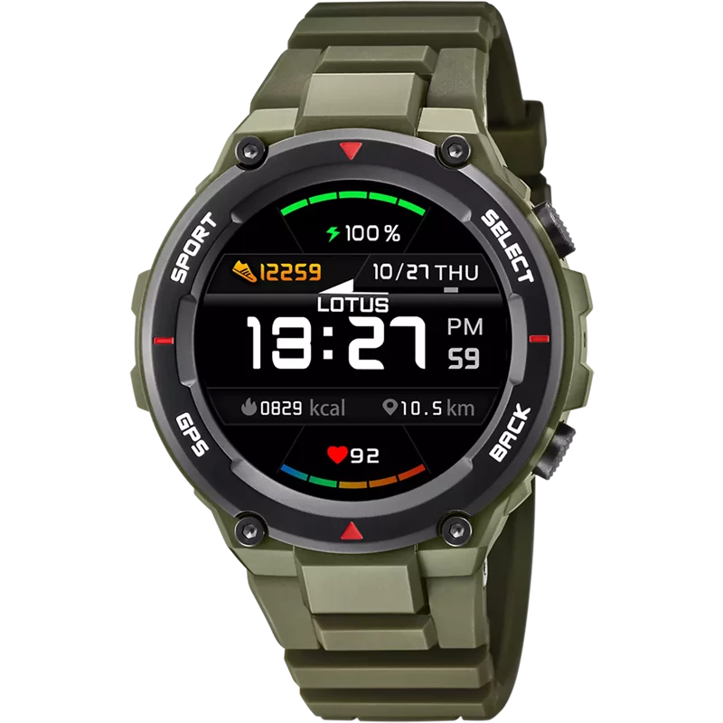 smartwatch-lotus-500243-uomo-sportivo-nero-verde-50mm-gps-cardio-spo2-ip65