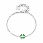 bracciale-donna-sagapo-click-acciaio-quadrifoglio-smalto-verde-sck260