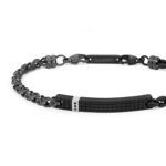 bracciale-uomo-marlu-blackout-titanium-doppia-catena-e-zirconi-30br0033n