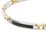 bracciale-uomo-breil-radiant-fiber-acciaio-bicolor-e-fibra-di-carbonio-tj3851