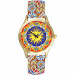orologio-donna-mizzica-time-sole-gold-disegni-siciliani-mb130